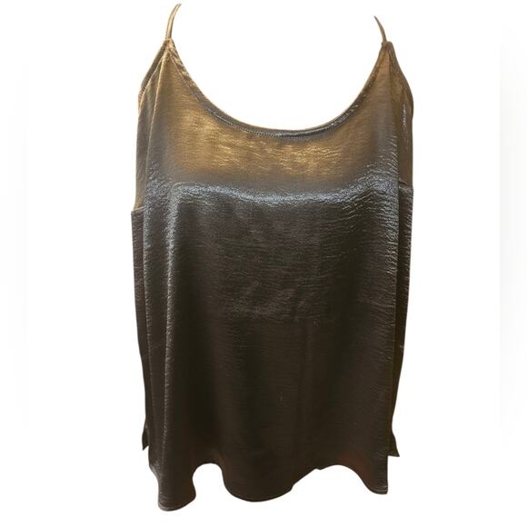 NWT Metallic Gold Cami Tank Top Sleeveless Blouse Women's Large Tall Old Navy - Picture 1 of 7
